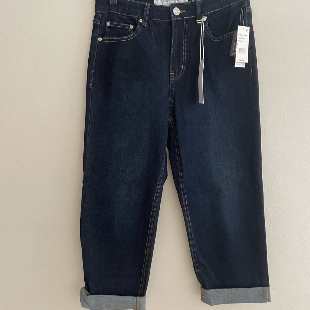 New Dark Blue Denim Jeans